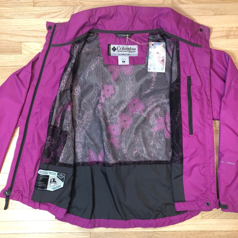 COLUMBIA Sportswear Titanium Jacket Pink Medium - Picture 3 of 7